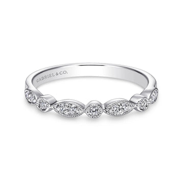 14KW Diamond Wedding Band, 11 CTW